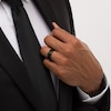 Thumbnail Image 1 of Men's 8.0mm Triple Row Stepped Edge Comfort-Fit Wedding Band in Tantalum with Black IP and Carbon Fiber Inlay - Size 10