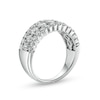 Thumbnail Image 3 of 2 CT. T.W. Diamond Multi-Row Anniversary Ring in 14K White Gold