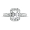 Thumbnail Image 4 of 2 CT. T.W. Certified Lab-Grown Emerald-Cut Diamond Frame Engagement Ring in 14K White Gold (F/VS2)