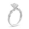 Thumbnail Image 3 of 2 CT. T.W. Certified Lab-Grown Pear-Shaped Diamond Twist Shank Engagement Ring in 14K White Gold (F/VS2)