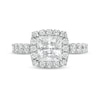 Thumbnail Image 4 of 2-1/2 CT. T.W. Certified Lab-Grown Princess-Cut Diamond Frame Engagement Ring in 14K White Gold (F/VS2)