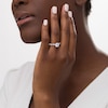 Thumbnail Image 1 of 2-1/5 CT. T.W. Certified Lab-Created Diamond Twist Shank Engagement Ring in 14K White Gold (F/VS2)