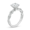 Thumbnail Image 3 of 2-1/5 CT. T.W. Certified Lab-Grown Diamond Twist Shank Engagement Ring in 14K White Gold (F/VS2)