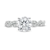Thumbnail Image 4 of 2-1/5 CT. T.W. Certified Lab-Grown Diamond Twist Shank Engagement Ring in 14K White Gold (F/VS2)