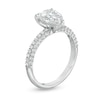 Thumbnail Image 3 of 2-1/2 CT. T.W. Certified Lab-Grown Pear-Shaped Diamond Engagement Ring in 14K White Gold (F/VS2)