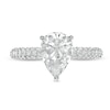 Thumbnail Image 4 of 2-1/2 CT. T.W. Certified Lab-Grown Pear-Shaped Diamond Engagement Ring in 14K White Gold (F/VS2)