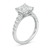 Thumbnail Image 3 of 2-1/2 CT. T.W. Certified Princess-Cut Lab-Grown Diamond Engagement Ring in 14K White Gold (F/VS2)