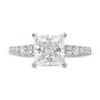 Thumbnail Image 4 of 2-1/2 CT. T.W. Certified Princess-Cut Lab-Grown Diamond Engagement Ring in 14K White Gold (F/VS2)