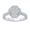 Thumbnail Image 1 of 1 CT. T.W. Composite Diamond Scalloped Frame Engagement Ring in 14K Two-Tone Gold