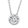 Thumbnail Image 1 of 1/5 CT. Diamond Solitaire Pendant in 14K White Gold