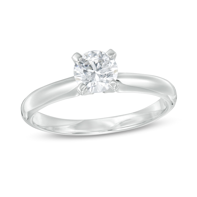 Main Image 1 of 3/4 CT. T.W. Diamond Solitaire Engagement Ring in 14K White Gold (I/I2)