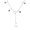 Thumbnail Image 3 of Enchanted Disney Ultimate Princess Celebration Multi-Gemstone Station Bracelet in Sterling Silver