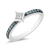 Thumbnail Image 0 of Enchanted Disney Ultimate Princess Celebration Cinderella Blue Topaz and Diamond Accent Star Ring in Sterling Silver