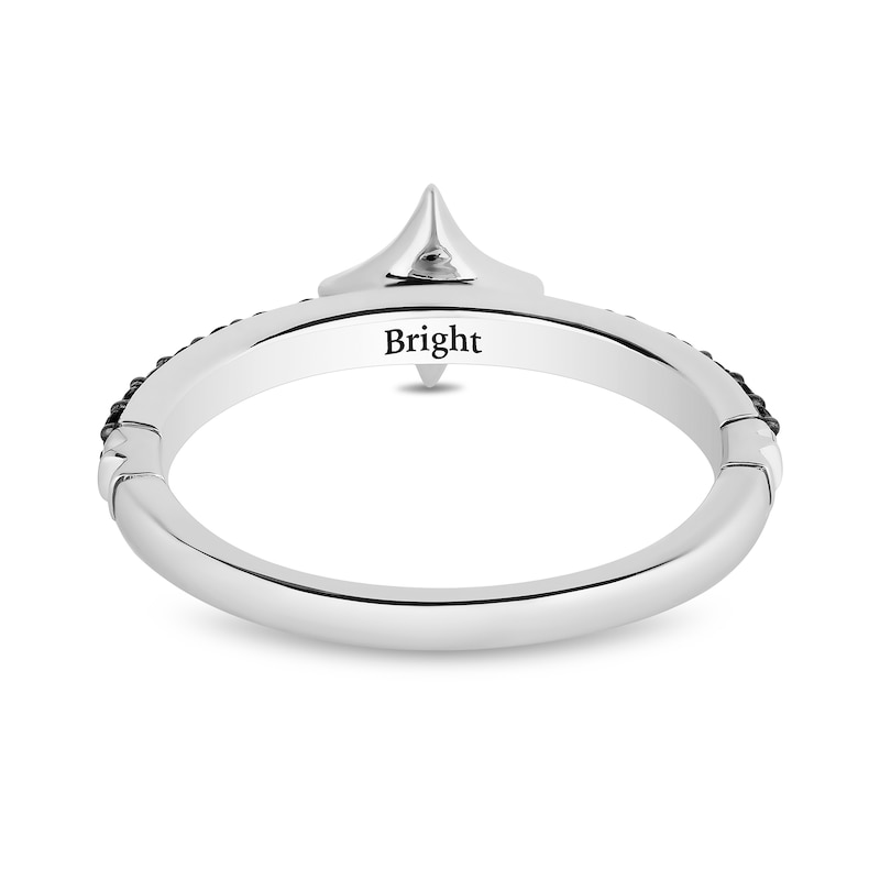 Main Image 3 of Enchanted Disney Ultimate Princess Celebration Belle Citrine and Diamond Accent Star Stackable Ring in Sterling Silver