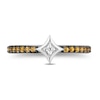 Thumbnail Image 4 of Enchanted Disney Ultimate Princess Celebration Belle Citrine and Diamond Accent Star Stackable Ring in Sterling Silver