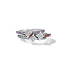 Thumbnail Image 6 of Enchanted Disney Ultimate Princess Celebration Belle Citrine and Diamond Accent Star Stackable Ring in Sterling Silver