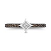 Thumbnail Image 5 of Enchanted Disney Ultimate Princess Celebration Pocahontas Smoky Quartz and Diamond Accent Star Ring in Sterling Silver
