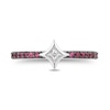 Thumbnail Image 5 of Enchanted Disney Ultimate Princess Celebration Anna Rhodolite Garnet and Diamond Accent Star Stackable Ring in Sterling Silver