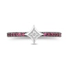 Thumbnail Image 4 of Enchanted Disney Ultimate Princess Celebration Anna Rhodolite Garnet and Diamond Accent Star Stackable Ring in Sterling Silver