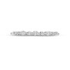 Adrianna Papell 1/4 CT. T.W. Certified Marquise and Round Diamond Alternating Anniversary Band in 14K White Gold (I/I1)
