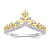 Thumbnail Image 1 of 1/3 CT. T.W. Diamond Tiara Ring in 14K Two-Tone Gold