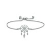 Thumbnail Image 1 of 1/20 CT. T.W. Diamond Dream Catcher Bolo Bracelet in Sterling Silver – 9.5"