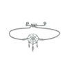 Thumbnail Image 0 of 1/20 CT. T.W. Diamond Dream Catcher Bolo Bracelet in Sterling Silver – 9.5"