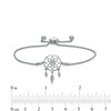 Thumbnail Image 2 of 1/20 CT. T.W. Diamond Dream Catcher Bolo Bracelet in Sterling Silver – 9.5"