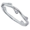 Thumbnail Image 1 of 1/10 CT. T.W. Diamond Vine Band in 14K White Gold