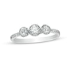 Thumbnail Image 1 of 1/2 CT. T.W. Diamond Past Present Future® Engagement Ring in 10K White Gold
