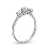 Thumbnail Image 1 of 1/2 CT. T.W. Diamond Past Present Future® Engagement Ring in 10K White Gold