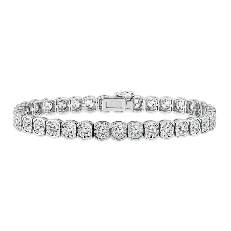 Main Image 1 of 7 CT. T.W. Diamond Tennis Bracelet in 14K White Gold