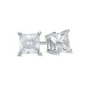 Thumbnail Image 0 of 1-1/6 CT. T.W. Princess-Cut Diamond Solitaire Stud Earrings in 14K White Gold (I/I1)