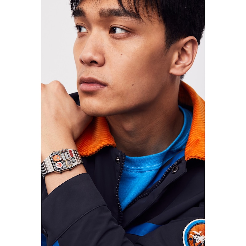 Main Image 5 of Men's Citizen Star Wars™ Rebel Pilot Digital Watch with Square Black Dial (Model: JG2108-52W)