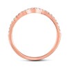 Thumbnail Image 4 of 1 CT. T.W. Diamond Flower Frame Bridal Set in 14K Rose Gold