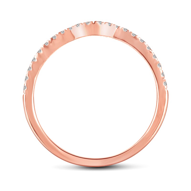 Main Image 4 of 1 CT. T.W. Diamond Flower Frame Bridal Set in 14K Rose Gold