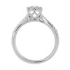 Thumbnail Image 2 of 1/2 CT. T.W. Composite Oval Diamond Split Shank Engagement Ring in 14K White Gold
