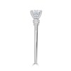 Thumbnail Image 2 of 7/8 CT. T.W. Baguette and Round Diamond Engagement Ring in 14K White Gold
