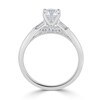 Thumbnail Image 3 of 7/8 CT. T.W. Baguette and Round Diamond Engagement Ring in 14K White Gold