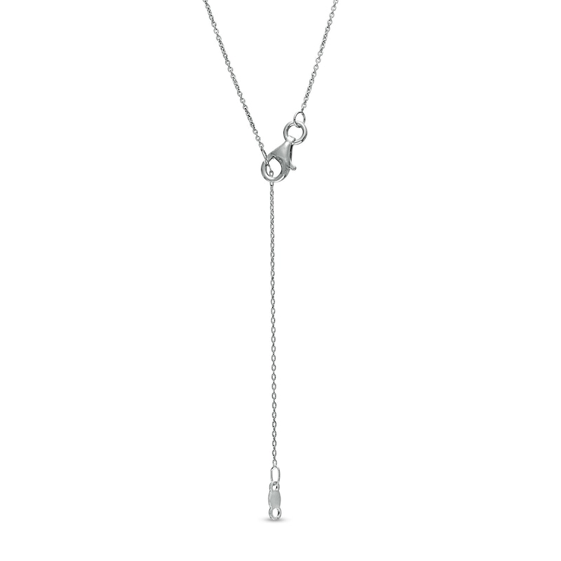 Main Image 3 of 1 CT. Certified Emerald-Cut Lab-Grown Diamond Solitaire Pendant in 14K White Gold (F/SI2)