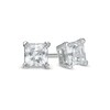 Thumbnail Image 0 of 3/4 CT. T.W. Princess-Cut Diamond Solitaire Stud Earrings in 14K White Gold (I/SI2)