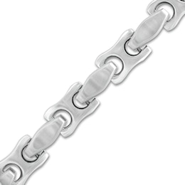 Fancy Link Bracelet in Stainless Steel - 9.0"