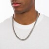 Thumbnail Image 1 of Men's 7.5mm Solid Franco Snake Chain Necklace in Stainless Steel - 24"