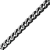Thumbnail Image 0 of Men's 5.0mm Franco Chain Bracelet in Stainless Steel and Black IP - 8.50"