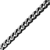 Thumbnail Image 1 of Men's 5.0mm Franco Chain Bracelet in Stainless Steel and Black IP - 8.50"