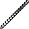 Thumbnail Image 1 of Men's 5.0mm Franco Snake Chain Necklace in Solid Stainless Steel  and Black IP - 24"