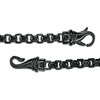 Thumbnail Image 3 of Men's 5.75mm Round Box Chain Necklace in Solid Stainless Steel  with Black IP - 24"