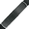 Thumbnail Image 1 of 13.0mm Black Faux Leather Bracelet with Multi-Finish Stainless Steel and Black IP Inlay ID Plate and Clasp - 8.5"