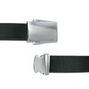 Thumbnail Image 3 of 13.0mm Black Faux Leather Bracelet with Multi-Finish Stainless Steel and Black IP Inlay ID Plate and Clasp - 8.5"