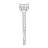 Thumbnail Image 2 of Cushion-Cut Certified Center Diamond 3-1/2 CT. T.W. Engagement Ring in 14K White Gold (F/SI1)